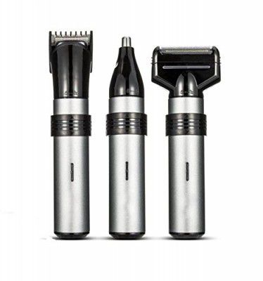 Estilo 3 In 1 Gemei Rechargeable Beard Nose and Ear Trimmer (Multicolor)