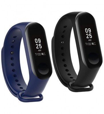 Estrenar Mi Band Strap 3 & 4 Wristband Original Soft Silicone Adjustable