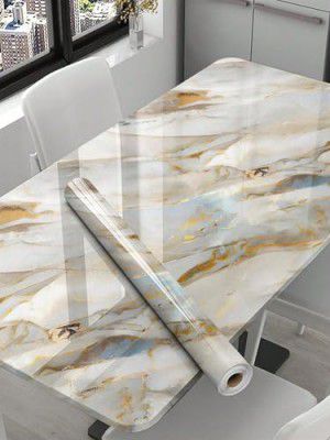 ETASUN Wallpaper Waterproof & oilproof Kitchen Tiles Heat Resistant self Adhesive PVC Flooring Sheets Wall Stickers (60x200cm)