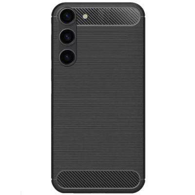 Etechnic Back Cover Case for Samsung Galaxy S23 5G / Samsung Galaxy S23 5G Cases & Covers (Carbon Fibre Rugged Armour Black Colour)