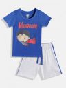 Eteenz Infant Boys Superman Print Premium Cotton T-shirt & Shorts...