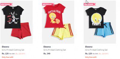 Eteenz Kids Combo Clothing set @ ₹99