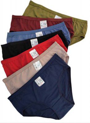 Ethit Pack of 6 Women Hipster Multicolor Panty