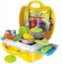 Ethnic Forest Kitchen Play Set with Lights & Sound for Girls | Kitchen Set for Kids Girls Toys | Kids Toys for Girls Kitchen Cooking Toy Set with Briefcase for Girls (Yellow) (Kitchen Set)...