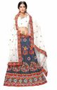 EthnicJunction Womens Silk Semi-stitched Lehenga Choli...
