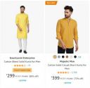 Ethnix by Raymond Mens Kurta up to 70% off...