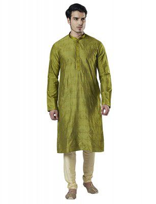 Ethnix Mens Polyester Kurta