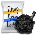 ETSAP premium Bathing Round Loofah for Men and Women (BLACK COLOR)...