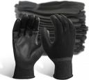 ETSHandPro Multipurpose Nylon Latex Coated Firm Grip Industrial Safety Work Cut Resistant Gloves (Free Size, 5), Pack of 1...