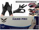 ETSHandPro Premium Nitrile Gloves, Disposable Powder Free Examination Hand gloves, Black Color...