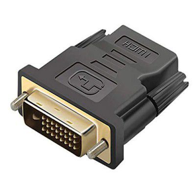 Etzin DVI to HDMI Adapter Bi-Directional DVI Male to HDMI Female Converter HDTV (24+1) Support 1080P, 3D for PS3,PS4,TV Box,Blu-ray,Projector