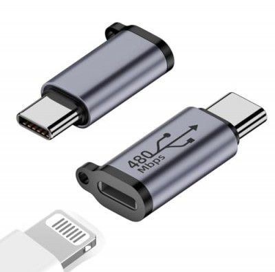 ETZIN USB C Male to Lighting Female Adapter (EPL-1298CC)