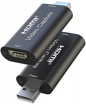 Etzin Video Capture Cards 4k, HDMI Video Capture Card USB 2.0 HD 1080P Capture Adapter Directly to Computer for Gaming, Streaming, Teaching, Video Conference, Live Broadcasting