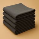 EUFLORIA Microfiber Cloth - 40×40-340 GSM Grey,(Pack of 4)...