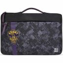 EUME Polyester Kolkata Knight Riders Sleeve for Laptop with 1 Compartment and Handle | Fits Upto 16 Inch Laptop |Men & Women | Black Color...