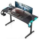 {Extra Rs.4250 OFF} EUREKA ERGONOMIC Carbon Fibre Plastic Gaming Computer Desk 55", Colonel Series GIP-55B, Black...