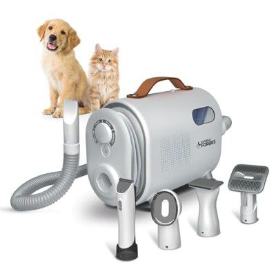 Eureka Forbes Buddy Pet Grooming Vacuum Kit with 5 Accessories for Dogs & Cats