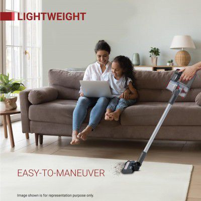 EUREKA FORBES Kordfree K10 Cordless Vacuum Cleaner (Grey, Red)