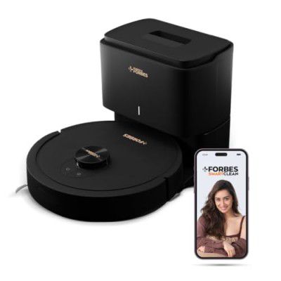 Eureka Forbes SmartClean Auto Bin Turbo, 7000Pa HyperSuction Robotic Vacuum Cleaner | 3-Hour Run Time 