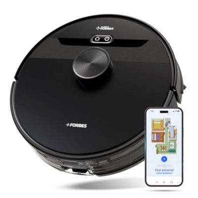 Eureka Forbes SmartClean Nuo, 5000Pa HyperSuction Robotic Vacuum Cleaner | 5000mAh Battery | Smart App Control
