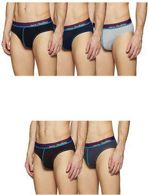Euro Men's Plain Brief Pack of 5