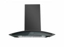 Eurodomo 60 cm 1200 m³/hr curved glass Kitchen Chimney (HOOD GARNET TC BK 60 (EURODOMO), Baffle Filter, Touch Control, Black)...