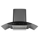 Eurodomo 90 cm 1200 m³/hr Auto-Clean curved glass Kitchen Chimney (Hood Classy Plus HC SC BF BK 90)...