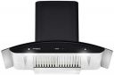 Eurodomo 90 cm 1200 m³/hr Auto-Clean curved glass Kitchen Chimney (Hood Prime HC TC BK 90)...