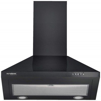 Eurodomo 60 cm 800 m³/HR Pyramid Kitchen Chimney (Hood Sapphire BK BF 60)