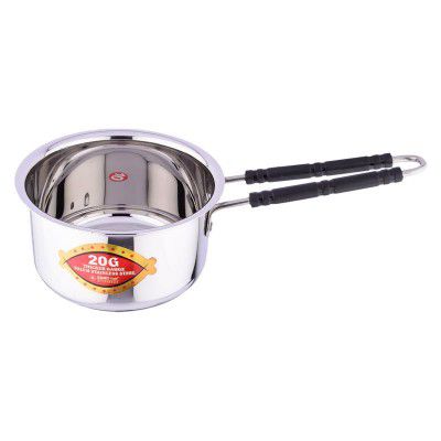 Eurostyle Saucepan, Stainless Steel & Induction Base, with Cool Touch Bakelite Handle (1.1L)