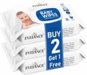 EVELANCE Soft Cleansing Baby Wipes| 72 Pieces | Buy 2 Get 1 Free | Pack Of 3 (216 Wipes)...