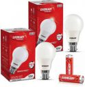 Eveready 10W LED Bulb Pack of 2 with Free 4 Batteries...
