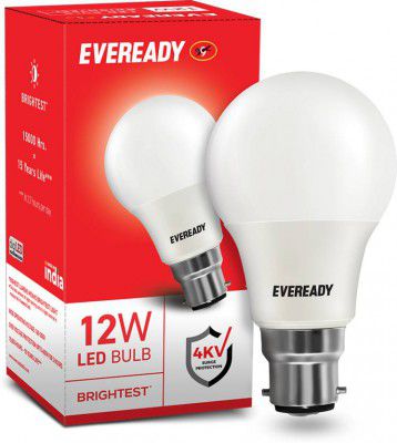 EVEREADY 12 W Standard B22 LED Bulb (White)