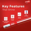 Eveready 20W Ultraslim LED Batten, Cool Day Light (6500K)...
