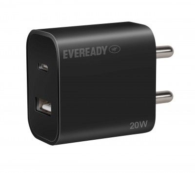 Eveready 20W USB Type C Fast Charger with Dual Device Charging Compatibility