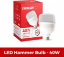 EVEREADY 40 W Flickering, Eye Safety Compliance Standard B22 LED Bulb (White)...