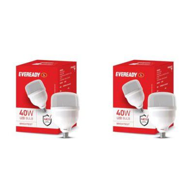 Eveready 40W LED Hammer Bulb | 4KV Surge Protection | Cool Day Light (6500K) (Pack of 2)