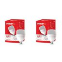 Eveready 40W LED Hammer Bulb | 4KV Surge Protection | Cool Day Light (6500K) (Pack of 2)...