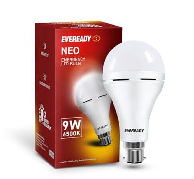 Eveready 9W Emergency Inverter LED Bulb, Cool Day Light (6500K), Rechargeable Bulb with 3 Hours Backup