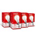 Eveready 9W LED Bulb, Cool Day Light (6500K), B22 Base, Energy-Efficient, 4kV Surge Protection, Long-Lasting Durability - Pack of 4...