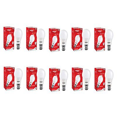 Eveready 9W LED Light Bulb | Cool Day Light (6500K) | Pack of 10 | Energy Efficient| 4kv Surge Protection |100 Lumens per watt b22d
