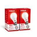 Eveready 9W LED Light Bulb | Cool Day Light (6500K) | Pack of 2...