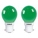 Eveready LED Deco | 0.5W LED Bulb | Lifespan of Up to 30000 Hours | Instant Start | 1 Year Warranty | Low Maintenance & Energy Efficient | Cool Daylight (6500-7500K) | B22 | Green| Pack of 2...