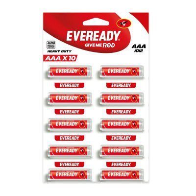 Eveready Red 1012 AAA Batteries - Pack of 10