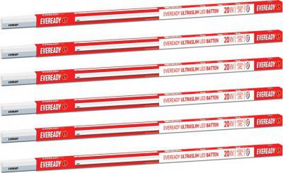 EVEREADY Ultraslim 20 W 110 cm Tube Light (Pack of 6)