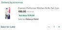 Jiomart : Everest Performer Kitchen Knife Set 3 pc...