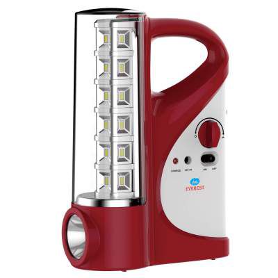 Everest Plastic LED Emergency Light, Red