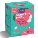 Evereve 100% US Cotton Ultra thin Rash Free Sanitary Pads combo, Pack of 12 pads, 3 Heavy,5 Medium & 4 Light Flow Pads...