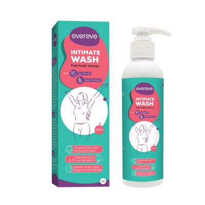 Evereve Intimate Wash for Women with Tea Tree Oil, 100ml