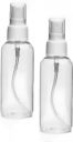 EverGlam 2 Transparent Empty Spray Bottle 50 ml Each Bottle Each (Pack of 2) 100 ml Spray Bottle  (Pack of 2, Clear, Plastic)...